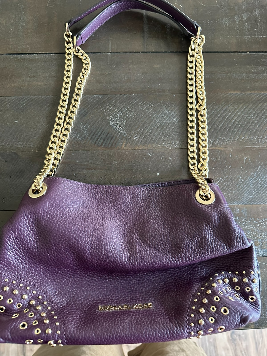 Michael Kors Damson MD Chain Messenger Leather Bag – Authentic