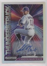 2021 Panini Prizm Draft Picks Thunderstruck Silver Landon Marceaux Auto 7eo