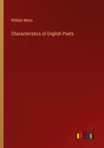 Characteristics Of English Poets William Minto Taschenbuch Englisch 2023-image