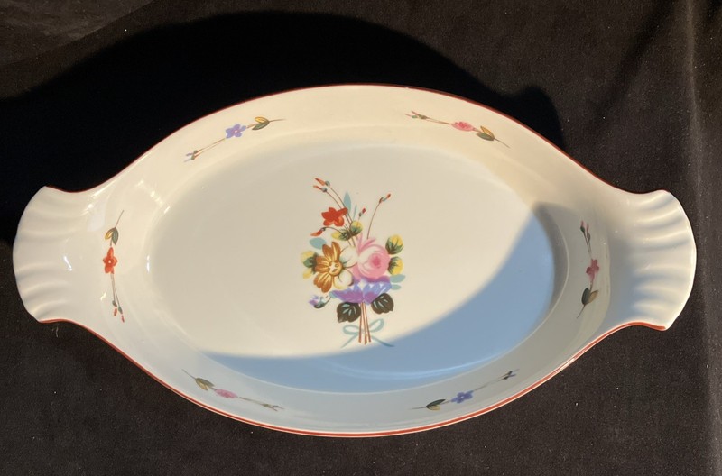 Philippe Deshoulieres WINTERTHUR INTERPRETATION Oval Serving Dish 11" France