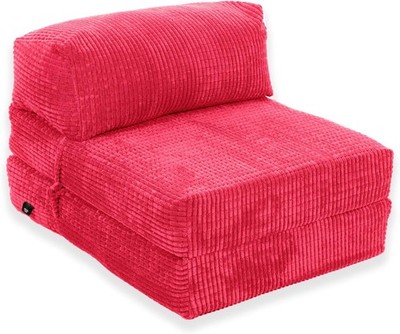Deluxe Schaumstoff ausklappbarer Futon Stuhl Bett | tragbare Cord Einzelmatratze