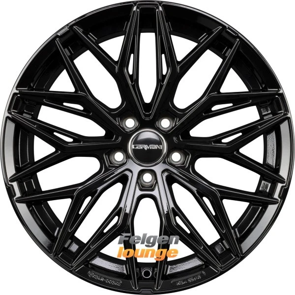 4x CARMANI CA 26 MAX Black (B) 7x17 ET42 5x112 Alufelgen 17 Zoll - Bild 2 von 4