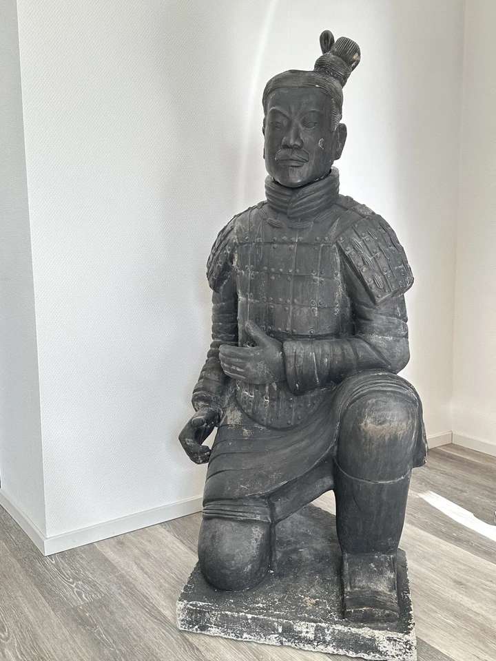 Chinesischer Terracotta Krieger – 120 cm – imposante Statue - Bild 4 von 4