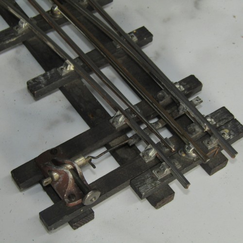 Bassett Lowke O Gauge 3 Rail Brass Centre Rail Track Point 46cm - Picture 2 of 5
