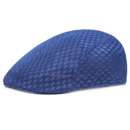 Summer Men Breathable Mesh Ivy Cap Beret Newsboy Hat Gatsby Cap Cabbie Flatcap │ - Picture 14 of 44