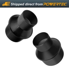 POWERTEC 70345 Dust Collection Reducer Fittings, 4" to 2-1/2", 2 PK SET