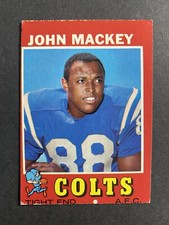 1971 Topps Football John Mackey Baltimore Colts Card #175