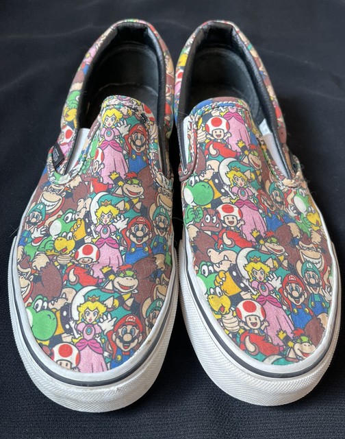 mario vans slip on