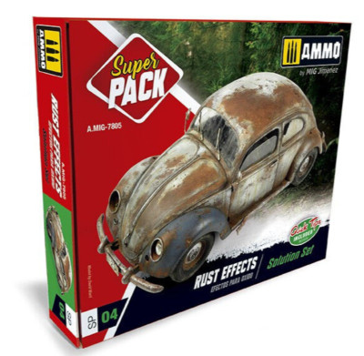 Ammo Mig RUST EFFECTS Solution Set  (11 paints) #AMIG7805