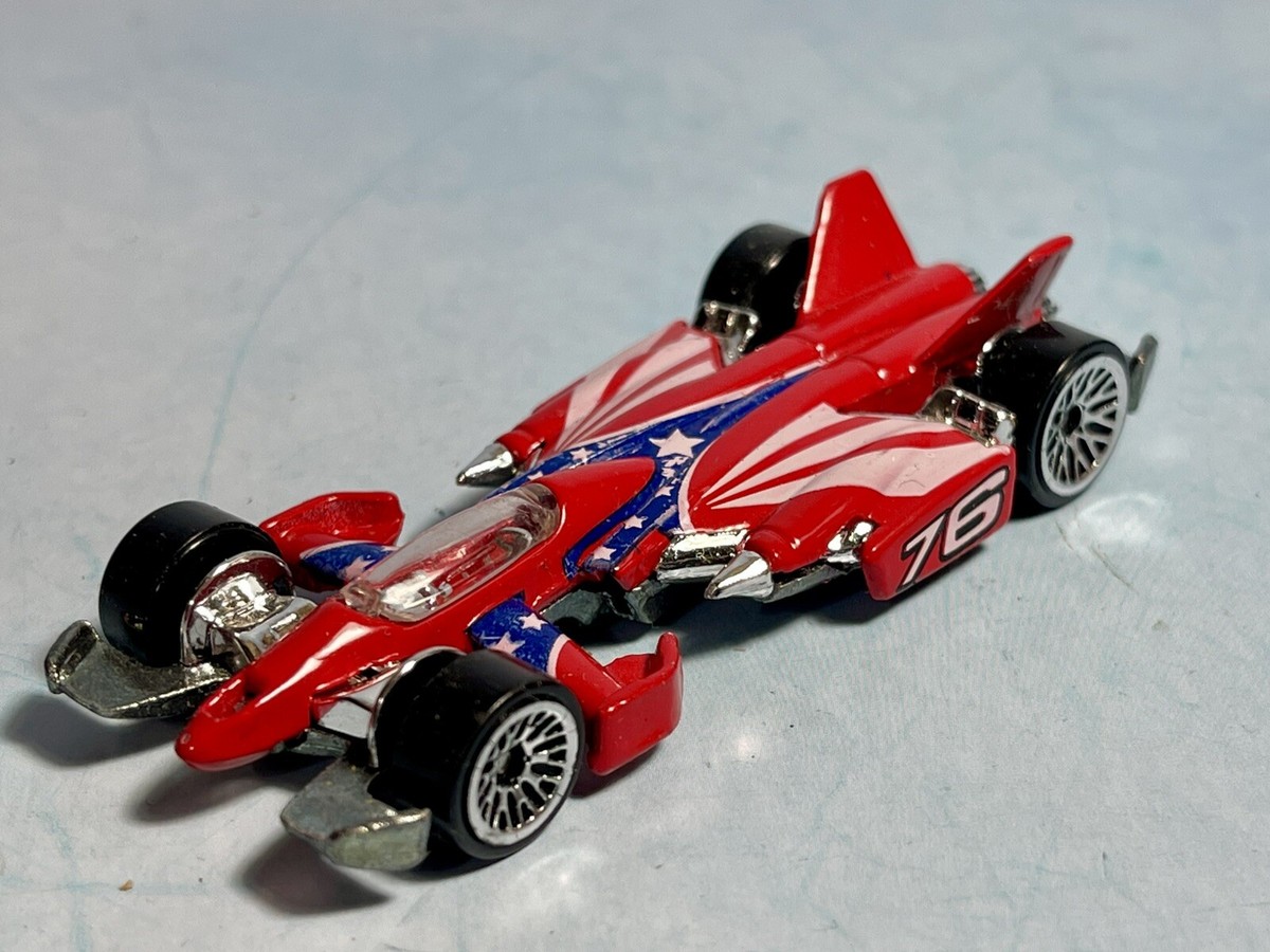Hot Wheels 2000 Jet Threat 3.0- Red, White and Blue RARE PRE-OWNED