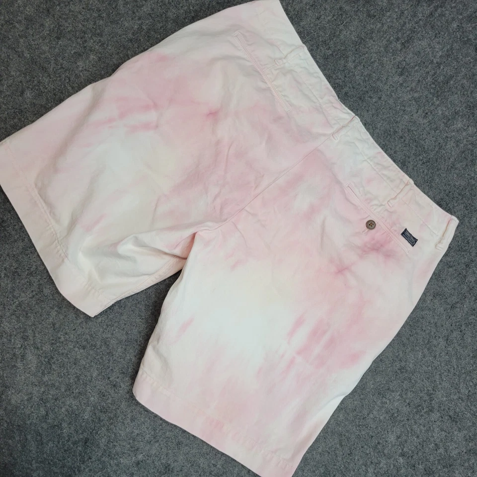 Ralph Lauren Shorts Mens 38 Pink Tie Dye Y2K Preppy Grunge Streetwear Summer - Image 3 of 4
