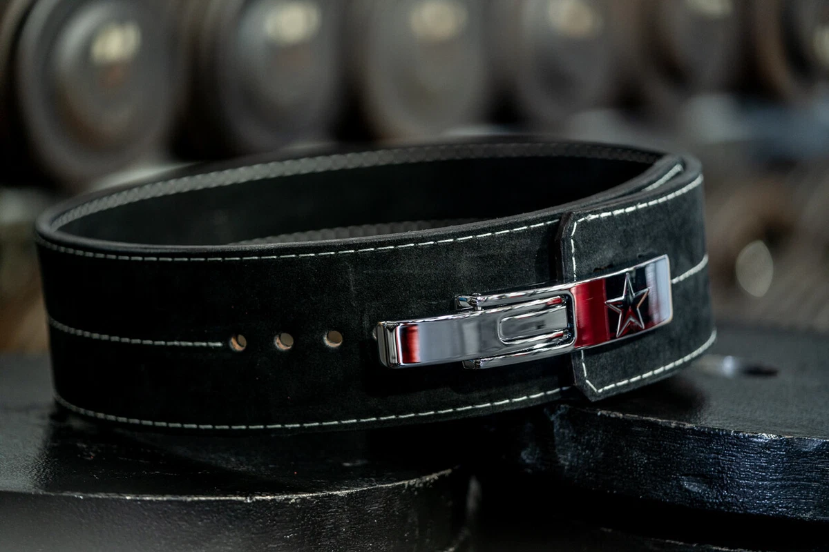 Titan leather belt top