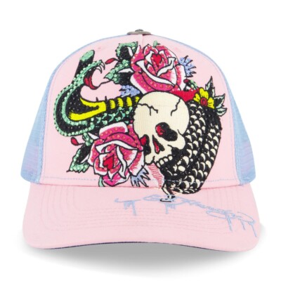 Ed Hardy Rhinestone Cobra Hat Pink/Sky - EHH0001-25RS | eBay