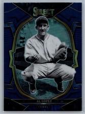 2023 Panini Select Al Lopez #10 Blue Prizm Brooklyn Dodgers Near Mint