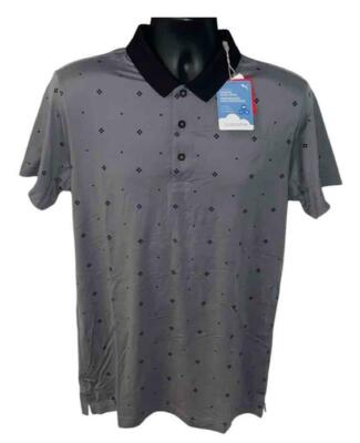 ''NEW'' PUMA MEN'S CLOUD SPUN GAMMA POLO GOLF SHIRT SIZE S QUIET SHADE  #599124 01