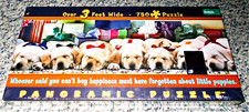 "Little Puppies" - 750 Piece Panoramic Puzzle - 38-1/4" x 11-1/4" - NEW in Box