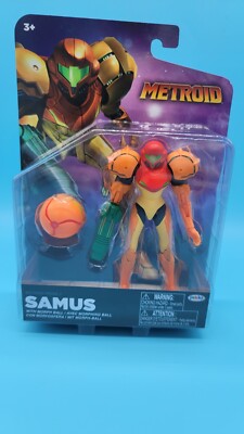 Metroid Prime Samus Morph Ball World Of Nintendo JAKKS Pacific 2023 Figure