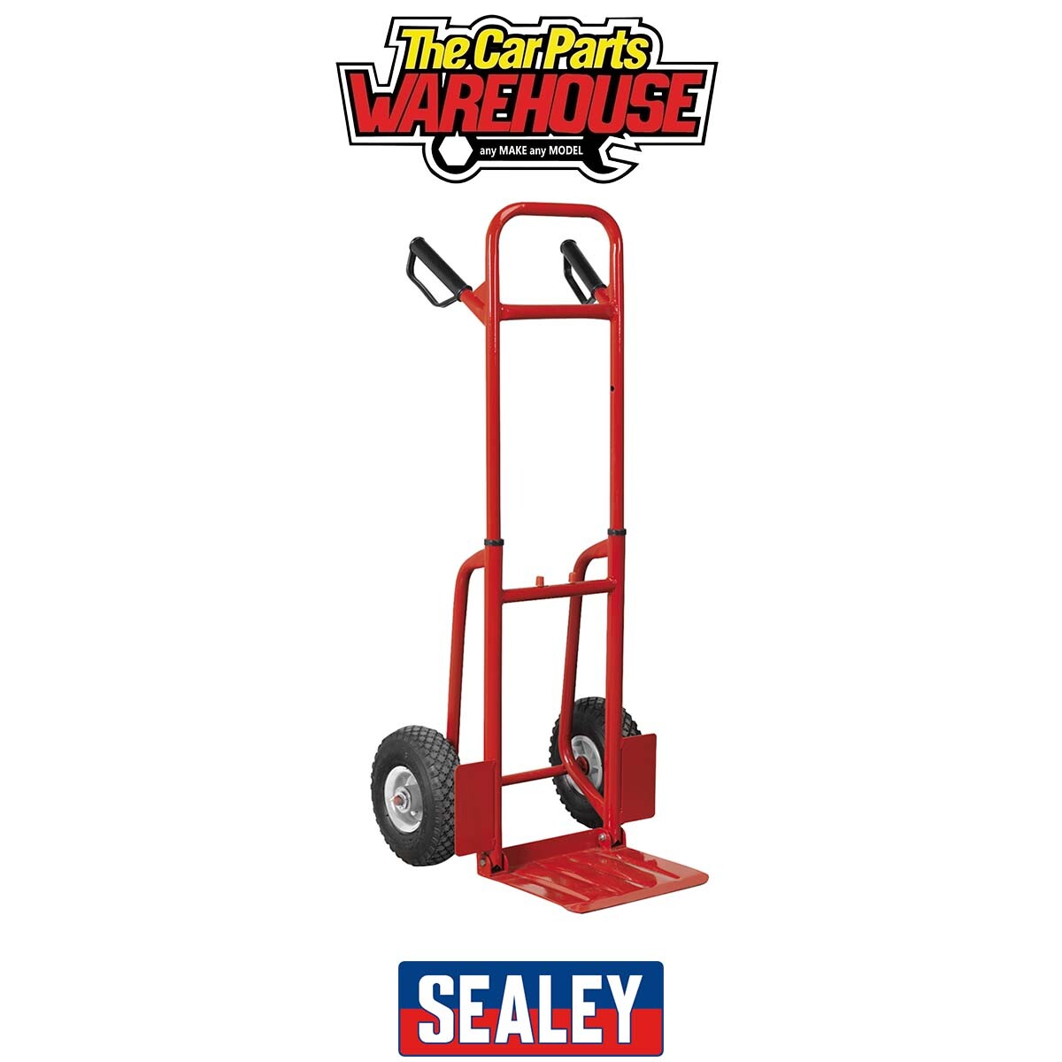 Sealey CST801 Folding Sack Truck with Pneumatic Tyres 200kg Capacity