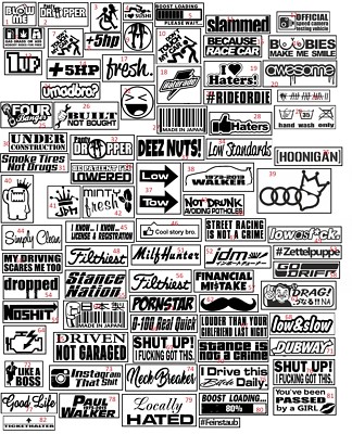 3 STK. Auto Aufkleber Set - TÜV/Alt Bezahlt/Je Näher - Farbwechsel Oilslick Schwarz - Made In Germany