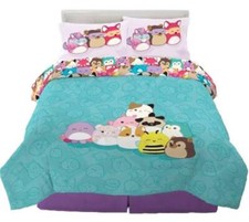 Squishmallows "Mallow Dream" Kids Reversible Bed Set-W24248997677, W12856411607