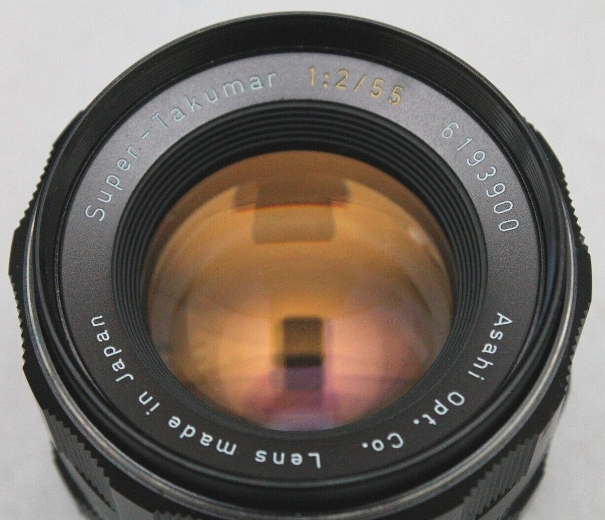 ASAHI PENTAX SUPER TAKUMAR 55MM F2 LENS M42 SCREW MOUNT UK
