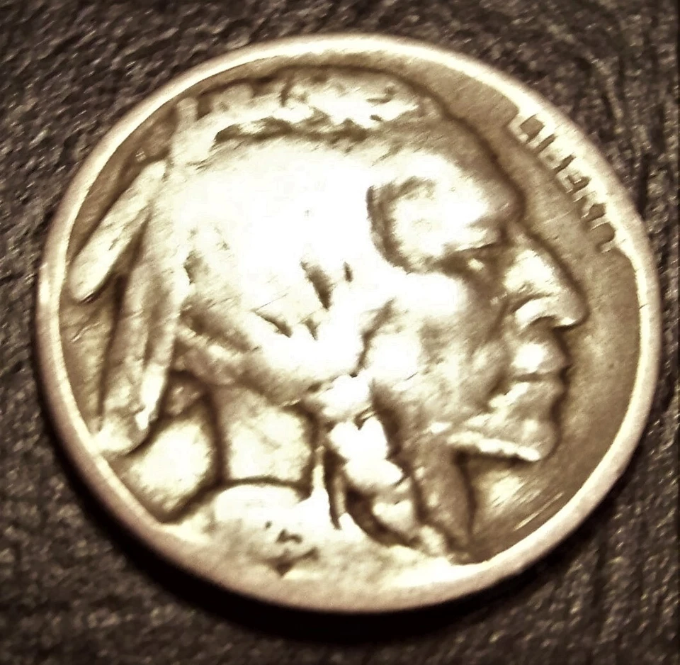 1925 P Buffalo Nickel con posible error de quinta pierna Foto 2 de 3