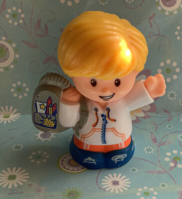 Fisher Price Eddie Sit with me school bus 2016 replacement DJB52 Yellow Hair Boy