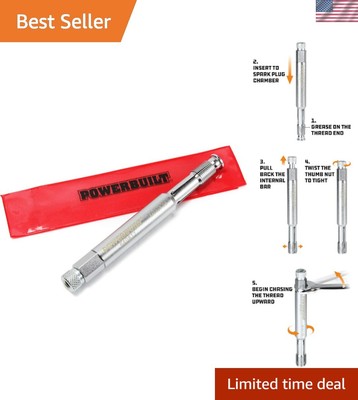 14mm Spark Plug Repair Tool - Collapsible Back Tap for Easy Thread Restoration