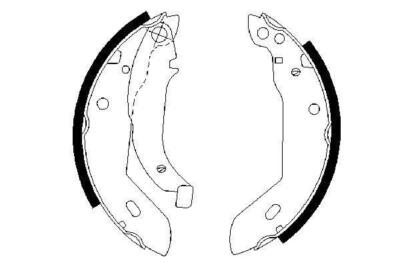 Fits Peugeot 306 205 309 Citroen Xsara ZX Bosch Rear Brake Shoes