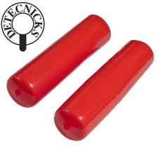 2 x Tecta-tips For XP Mi6 - Red - Probe Tip Protector - DETECNICKS