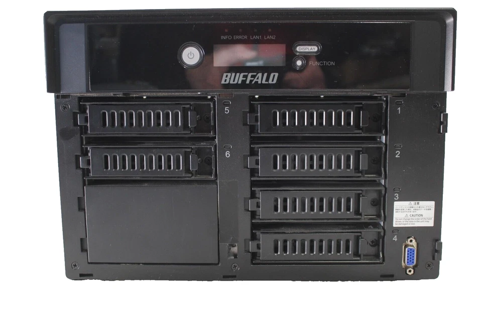 Buffalo TeraStation Pro TS-6VH12TL/R6 Network Storage Server w/6* 2TB HDDs - Image 3 of 4