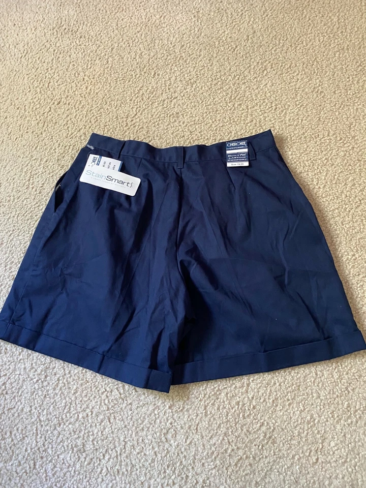 Pantalones cortos Cherokee Uniforme Niña Talla 19/20 Azul Marino (A7) Foto 4 de 4