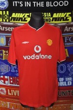 3/5 Manchester United adults XL 2000 football shirt jersey trikot soccer