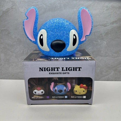 Disney Stitch Particelle Proiezione Luce Notturna, Cartone Animato Lilo e Stitch Bambola 3D - Foto 6 di 6