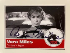 VERA MILES autograph PSYCHO actress “Lila Crane” custom card signed