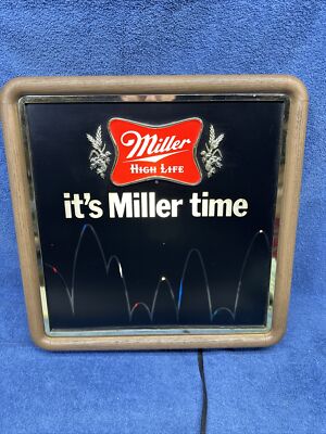 ヴィンテージ Miller high life バウンスボールモーションサイン Miller High Life Bouncing Ball motion beer sign replacement