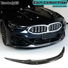 Carbon Fiber Front Lip Front Spoiler Sword Spoiler Fits BMW G14 G15 G16 2019-24