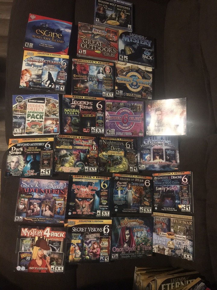 lot of 42 Classic games PC DVD-ROM, Software, Computer | eBay