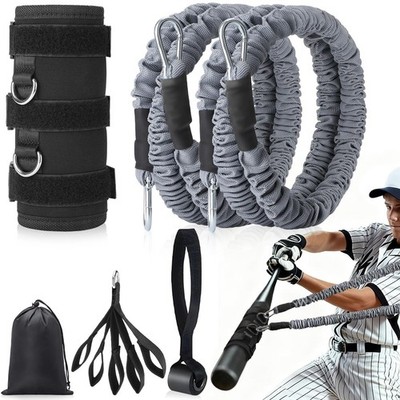 Premium Baseball Bat Weight with Resistance Bands & Door Anchor & Finger Stre...