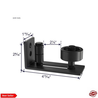 Sliding Barn Door Floor Guide for Bottom Adjustable Roller - 8 Setup Options ...