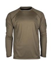Tactical Quick Dry Langarmshirt oliv, Camping, Outdoor, Military    -NEU-