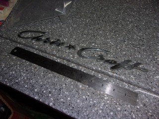 C1 vintage chris craft boat emblem
