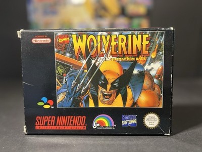 SUPER NINTENDO || WOLVERINE ADAMANTIUM RAGE IN OVP || SNES || RETRO ||
