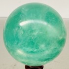 2180G Natural green fluorite Quartz Sphere Crystal Energy Ball Reiki Healing — photo 10