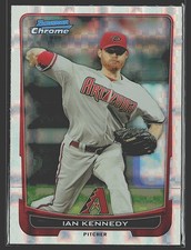 2012 Bowman Chrome #192 Ian Kennedy X-Fractors