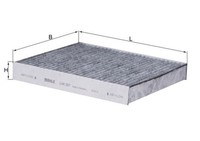 Mahle Filter, Innenraumluft Lak 297 FüR Alfa Romeo Ferrari