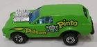 Vintage Hot Wheels Blackwalls Green Poison Pinto Car 1975 Hong Kong
