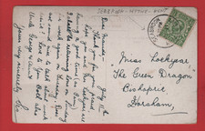 Seabrook Hythe Kent - Single circle postmark 1913 - Toll Gate Folkestone