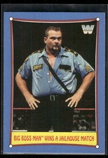   2017 Topps Heritage WWE Bizarre SummerSlam Matches #1 Big Boss Man