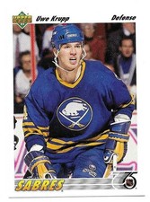 UWE KRUPP 1991-92 UPPER DECK CARD NEAR MINT CONDITION